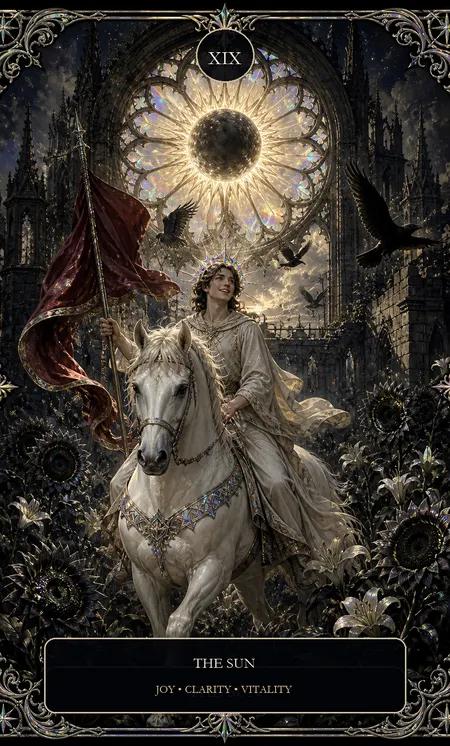 The Sun tarot card